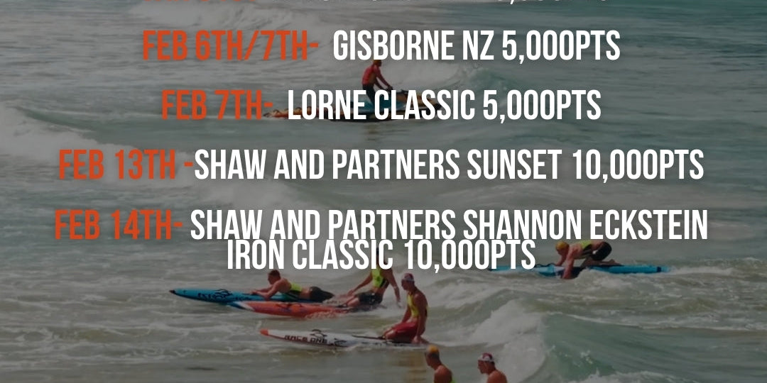 UP NEXT IN THE SHAW AND PARTNERS WORLD OCEAN SERIES ....Five Events. One Final Push